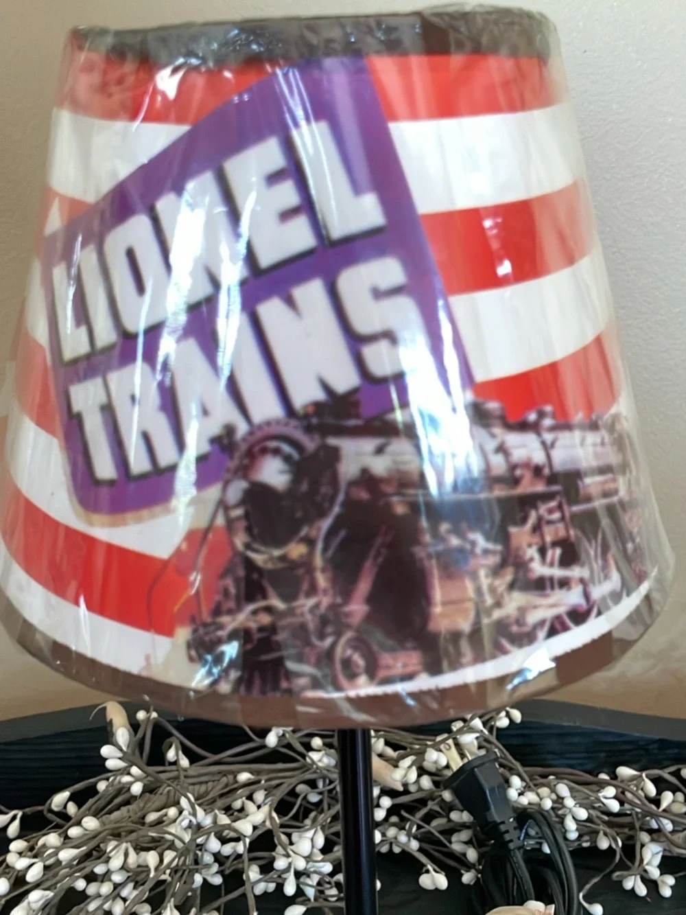 NEW!! “Lionel Trains” #736 Locomotive Resin Detailed Table Lamp - 14” Tall